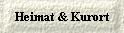 Heimat & Kurort